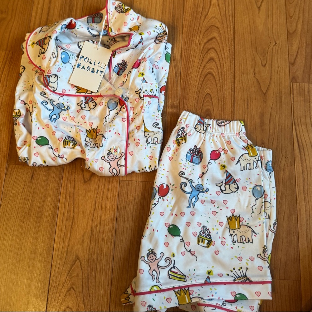 Roller Rabbit - Birthday Bonanza Polo Pajamas - Picture 8 of 9